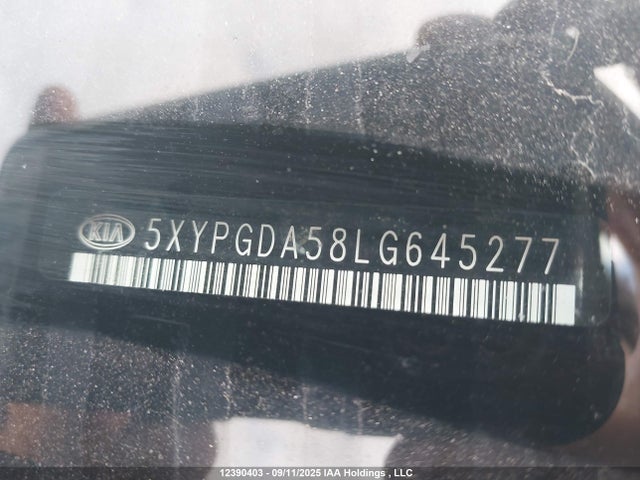 5XYPGDA58LG645277 KIA gdi lambda-ii