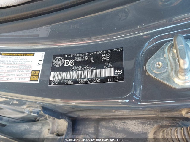 JTDADABU8S3026426 Toyota m20a-fxs
