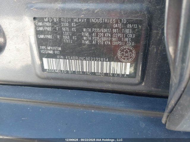 4S4BRJNC9E2232854 Subaru 3.6na C0