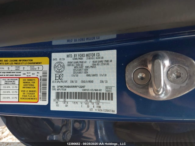 Ford dragon 2024 3FMCR9B65RRF12287 Image 9