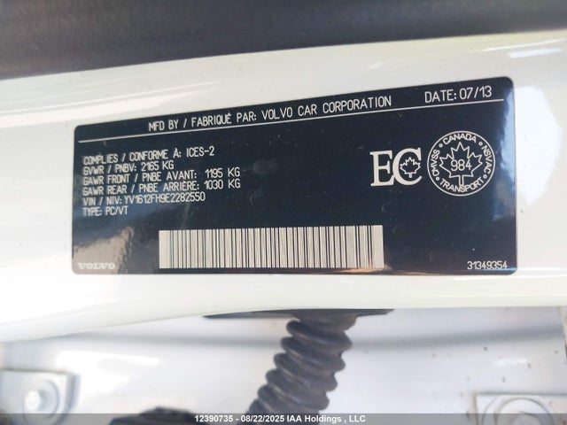 YV1612FH9E2282550 Volvo b5254t12