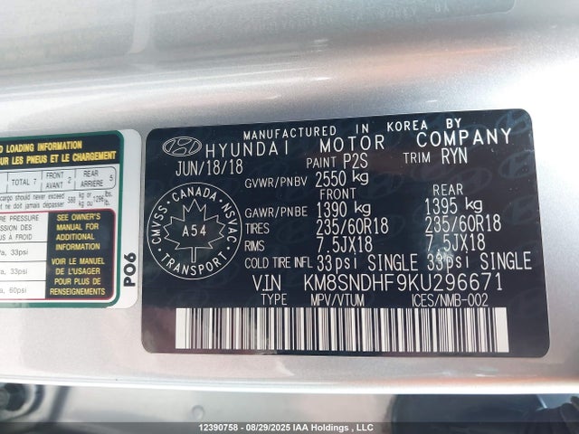 KM8SNDHF9KU296671 Hyundai gdi lambda ?
