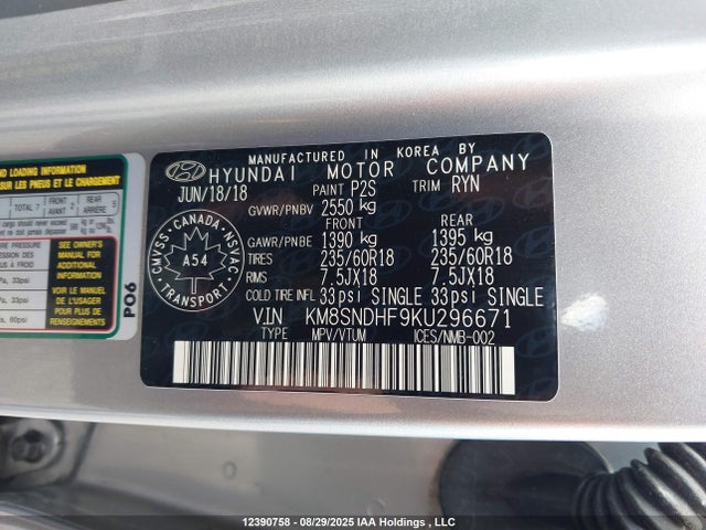 KM8SNDHF9KU296671 Hyundai gdi lambda ?