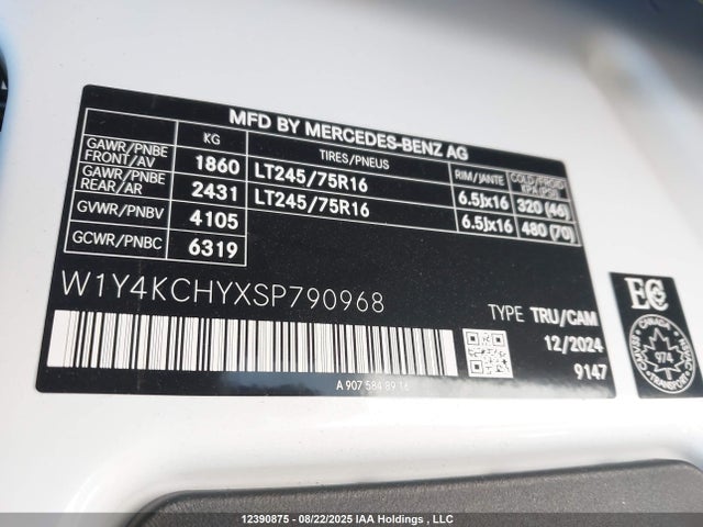 W1Y4KCHYXSP790968 Mercedes-Benz om654