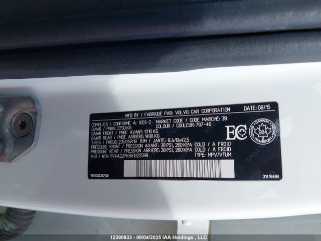 Volvo b4204t27 2016 YV4A22PK8G1025599 Image 9