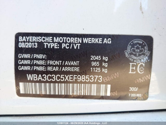 WBA3C3C5XEF985373 BMW 320i