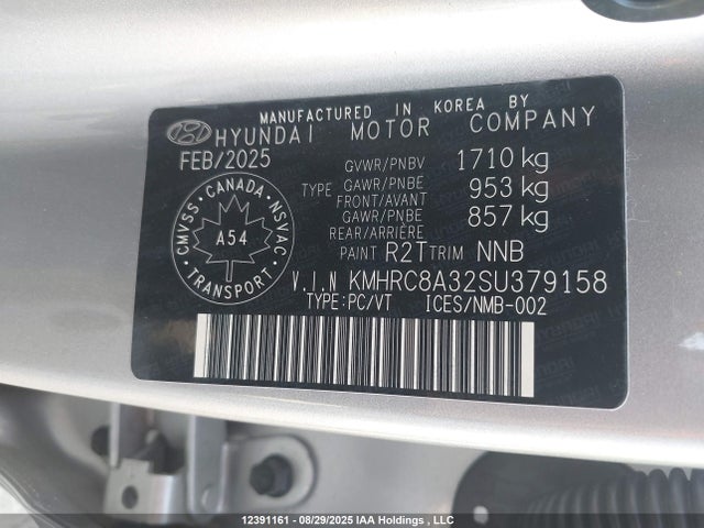 KMHRC8A32SU379158 Hyundai mpi gamma ii