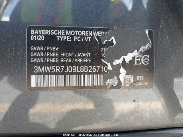 3MW5R7J09L8B26710 BMW 330I