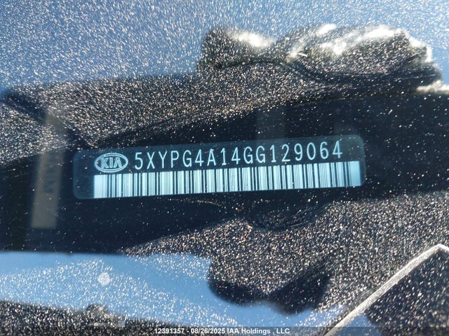 5XYPG4A14GG129064 KIA dohc t-gdi theta ii