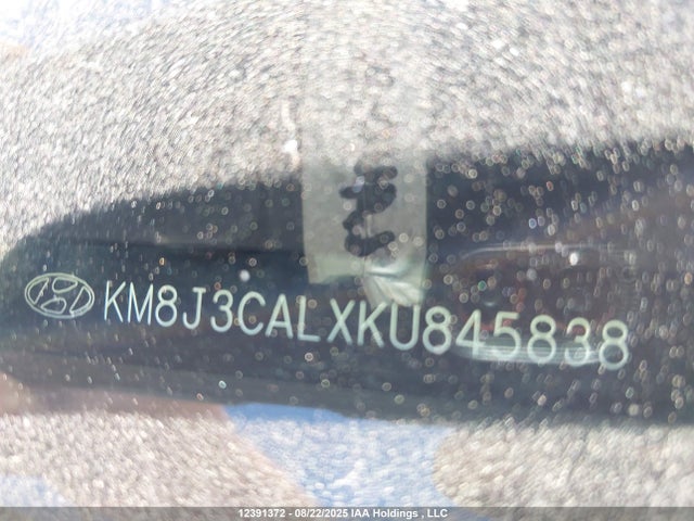KM8J3CALXKU845838 Hyundai gdi theta ii