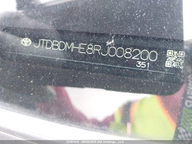 JTDBDMHE8RJ008200 Toyota Corolla Le/se/night Shade