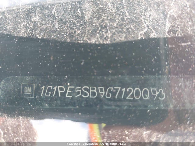 1G1PE5SB9G7120093 Chevrolet luv - vvt, alum, e85 max