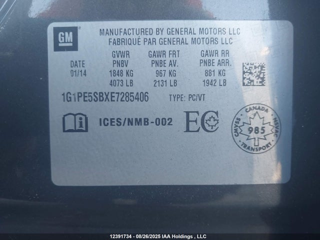 1G1PE5SBXE7285406 Chevrolet LUV