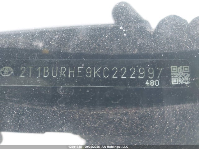 Toyota 2zr-fe 2019 2T1BURHE9KC222997 Image 20