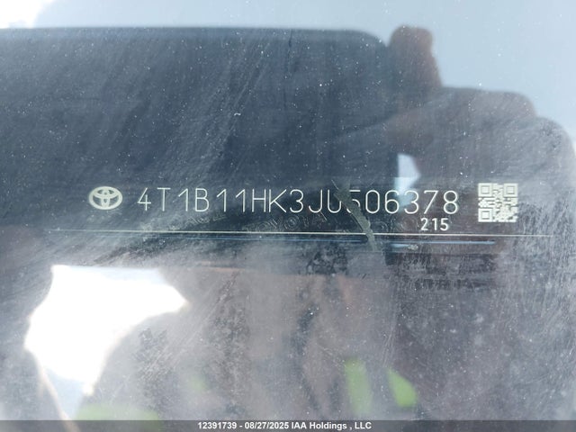 4T1B11HK3JU506378 Toyota a25a-fks