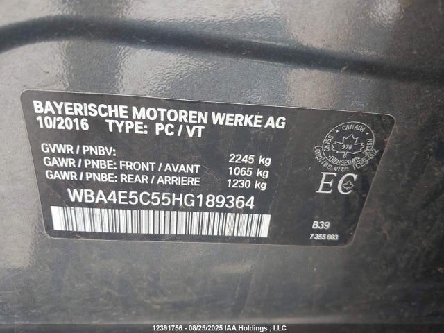 BMW 440i Gran Coupe Xdrive 2017 WBA4E5C55HG189364 Image 19