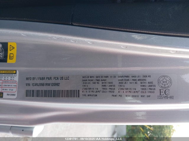 1C4RJXN61RW120992 Jeep Wrangler