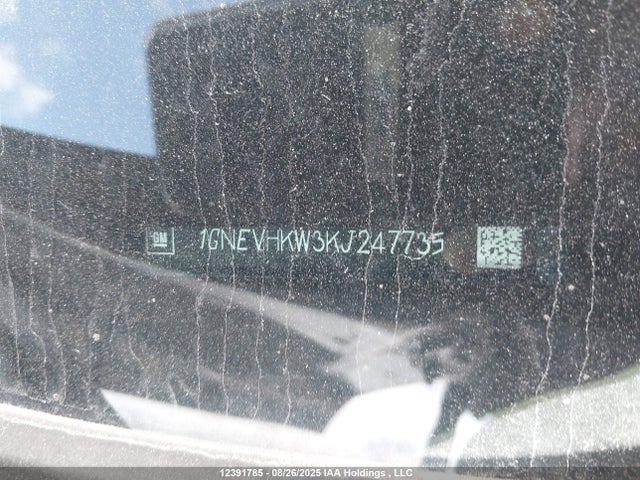 1GNEVHKW3KJ247735 Chevrolet Traverse 3lt