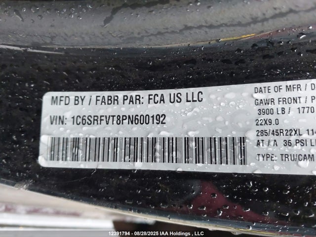 RAM 1500 2023 1C6SRFVT8PN600192 Image 9