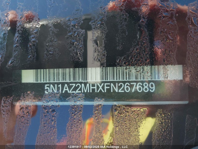 5N1AZ2MHXFN267689 Nissan Murano