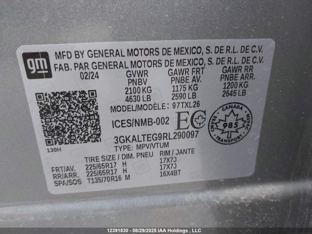GMC lsd 2024 3GKALTEG9RL290097 Image 9