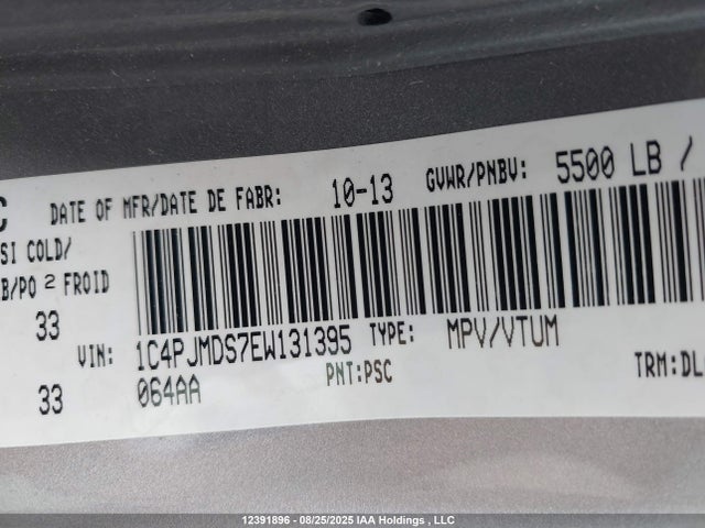 1C4PJMDS7EW131395 Jeep Cherokee