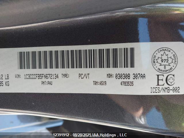 Chrysler 2015 2015 1C3CCCFB5FN672134 Image 10