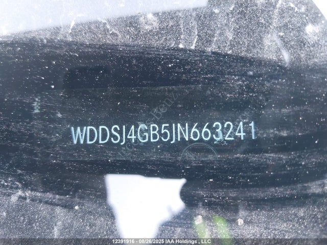 WDDSJ4GB5JN663241 Mercedes-Benz CLA-Class