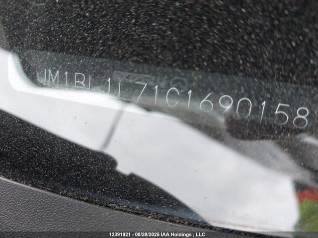 12391921 :رقم المزاد ، JM1BL1L71C1690158 vin ، 2012 Mazda 3 I مزاد بيع