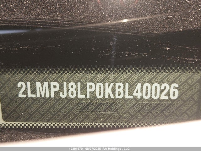 2LMPJ8LP0KBL40026 Lincoln 2.7l gtdi