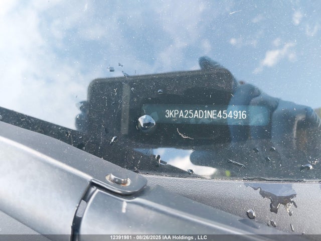 3KPA25AD1NE454916 KIA mpi gamma ii