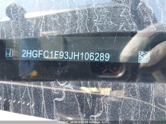 2HGFC1F93JH106289 Honda l15b7