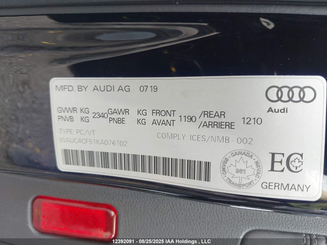 Audi S5 2019 WAUC4CF51KA076102 Image 18