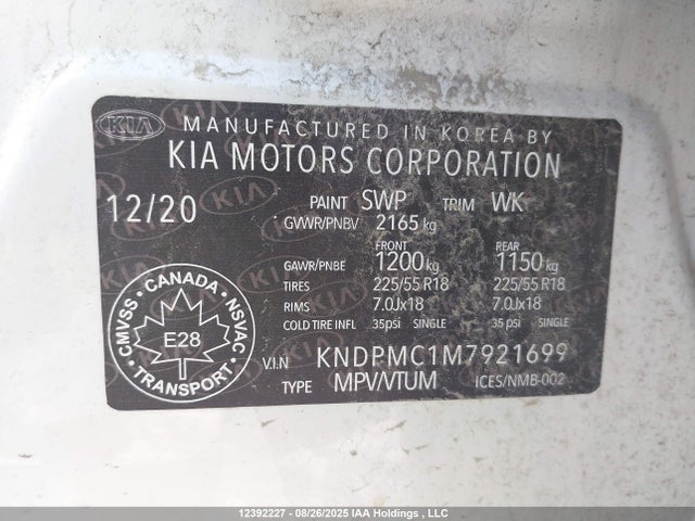 KIA gdi theta-ii 2021 KNDPMCAC1M7921699 Image 9