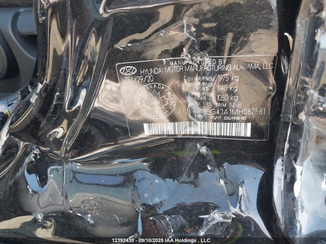 Hyundai gdi theta iii 2021 5NPEG4JA1MH062581 Image 9