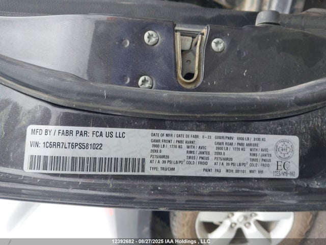 RAM 1500 2023 1C6RR7LT6PS581022 Image 9