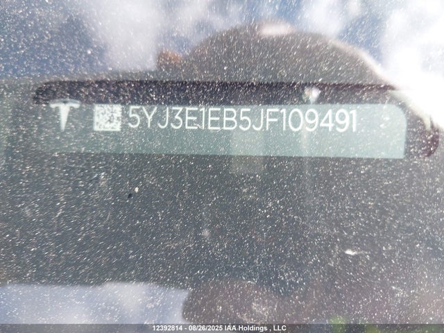 Tesla MODEL 3 2018 5YJ3E1EB5JF109491 Image 9