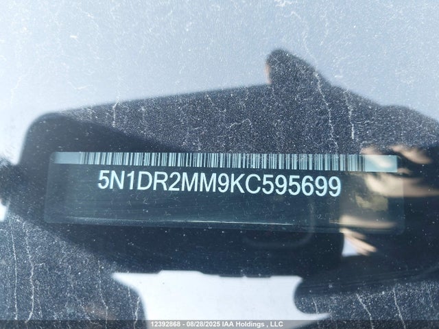 5N1DR2MM9KC595699 Nissan 2019