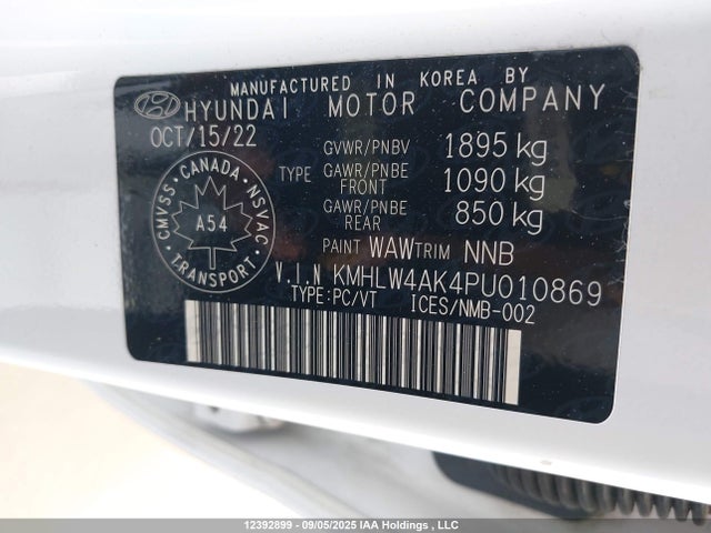 KMHLW4AK4PU010869 Hyundai t-gdi theta ii