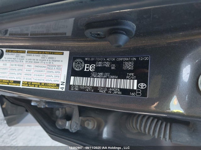 JTNKHMBX4M1108894 Toyota 3zr-fae