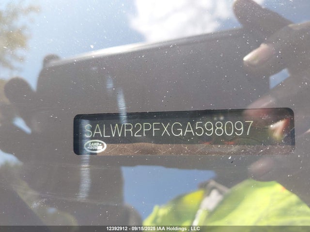 Land Rover s/c lev3 sulev30 2016 SALWR2PFXGA598097 Image 18