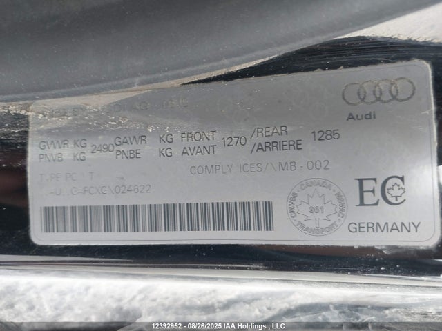 WAUWGAFCXGN024622 Audi A7
