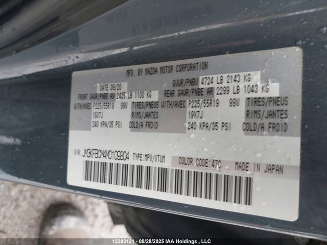 Mazda py cylinder decativation 2021 JM3KFBCM4M0109804 Image 9