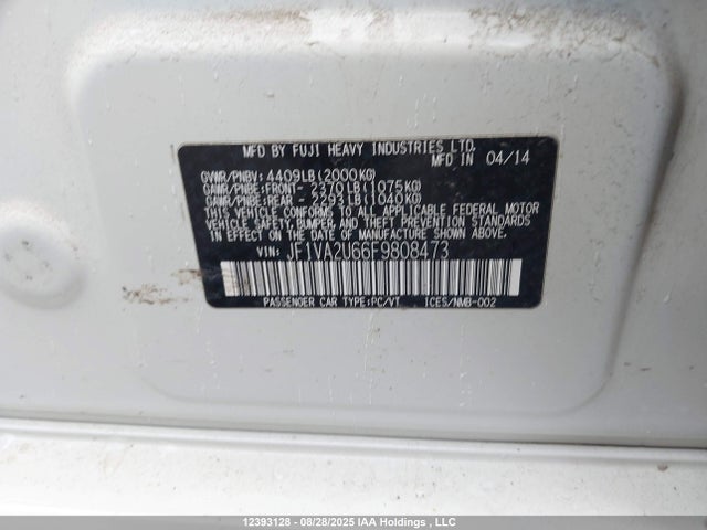 JF1VA2U66F9808473 Subaru WRX