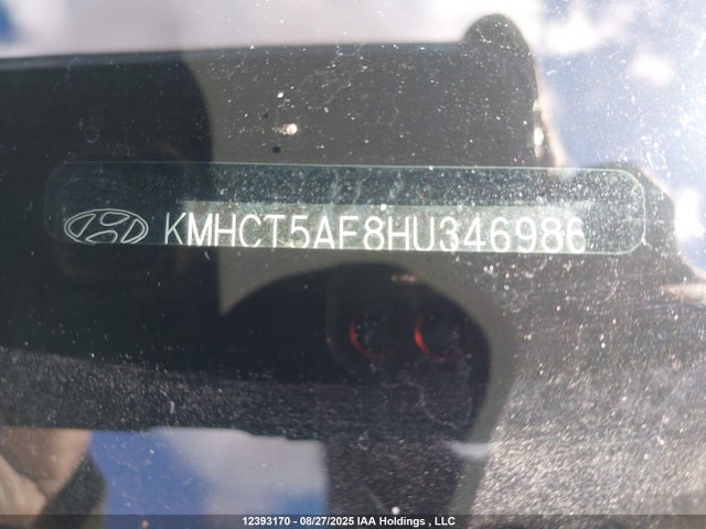 KMHCT5AE8HU346986 Hyundai 2017