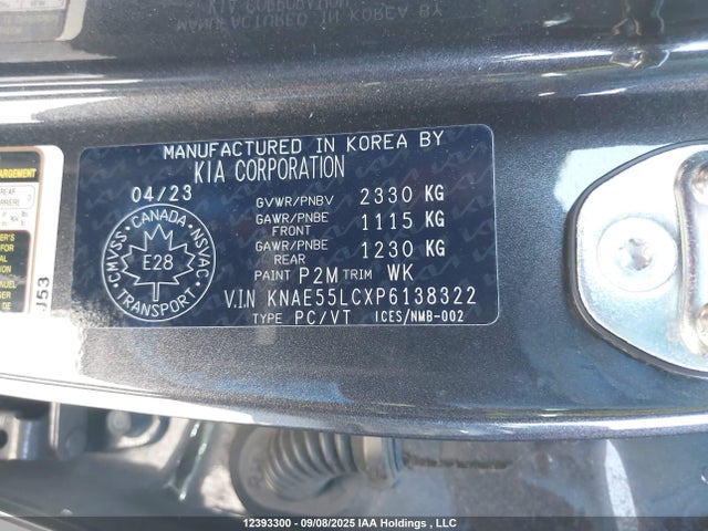 KIA tgdi lambda ii 2023 KNAE55LCXP6138322 Image 9
