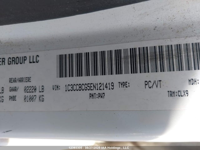 1C3CCBCG5EN121419 Chrysler 200