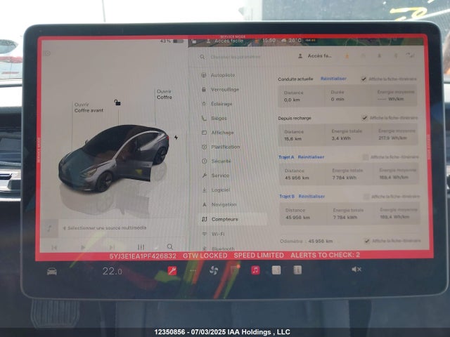 Tesla MODEL 3 2023 5YJ3E1EA1PF426832 Image 7