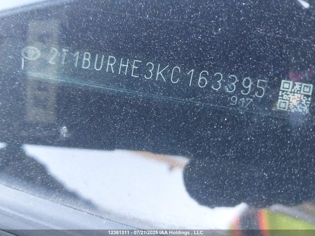 Toyota 2zr-fe 2019 2T1BURHE3KC163395 Image 20
