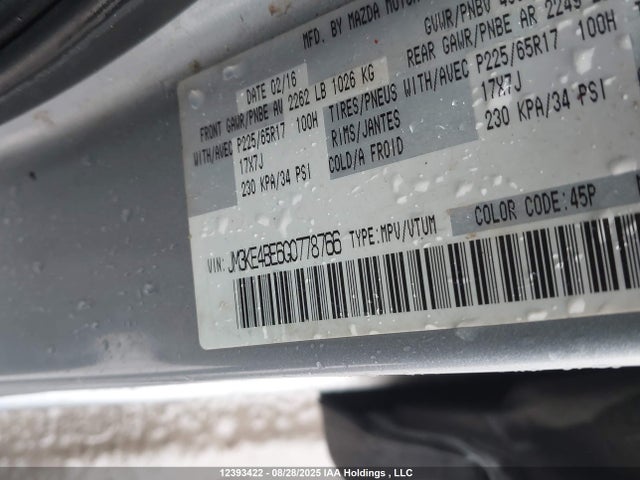 JM3KE4BE6G0778766 Mazda pe